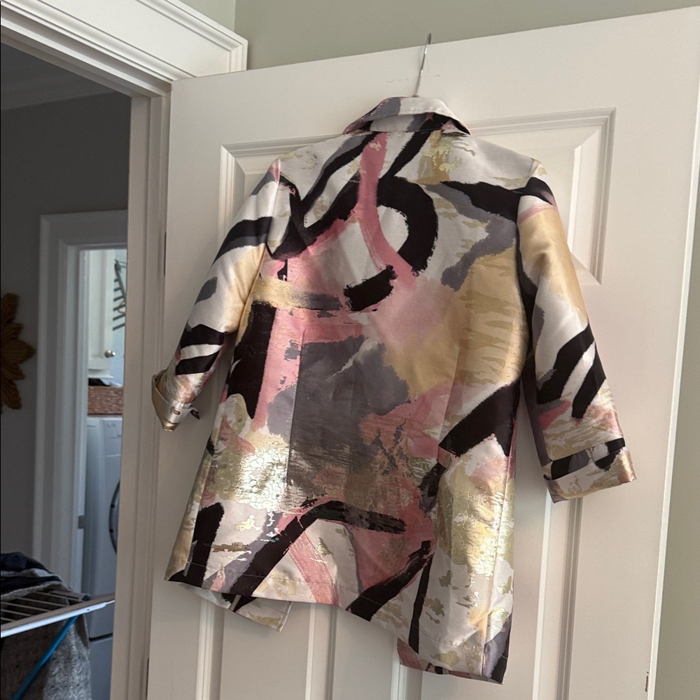 Never Worn -Abstract Ming Wang Xs Patterned Women… - image 7